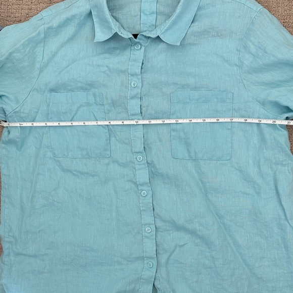 Boden Light Blue Casual Button Down Shirt - Picture 4 of 5